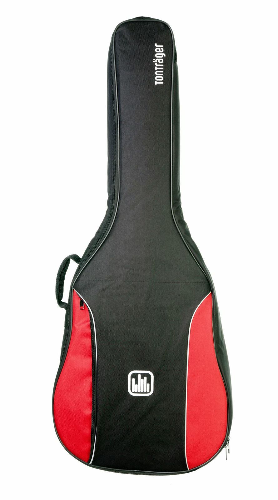 Gitarrentasche - Tonträger 10CT 3/4 schwarz/rot