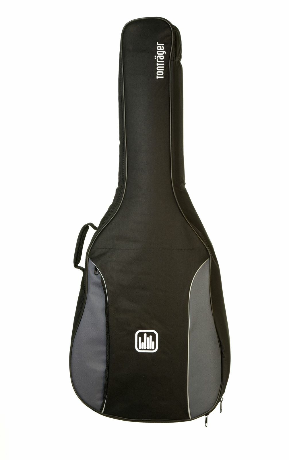 Gitarrentasche - Tonträger 10D Western- /Dreadnoughtgitarren schwarz/grau