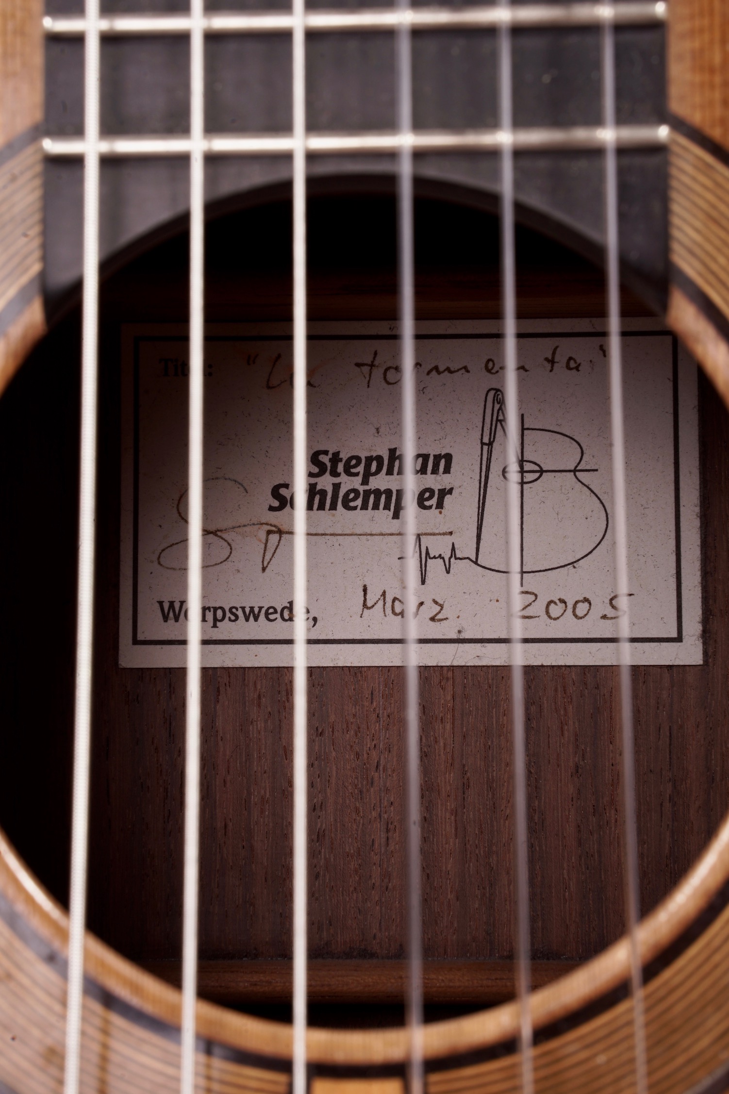 Konzertgitarre - 2005 Stephan Schlemper - gebraucht