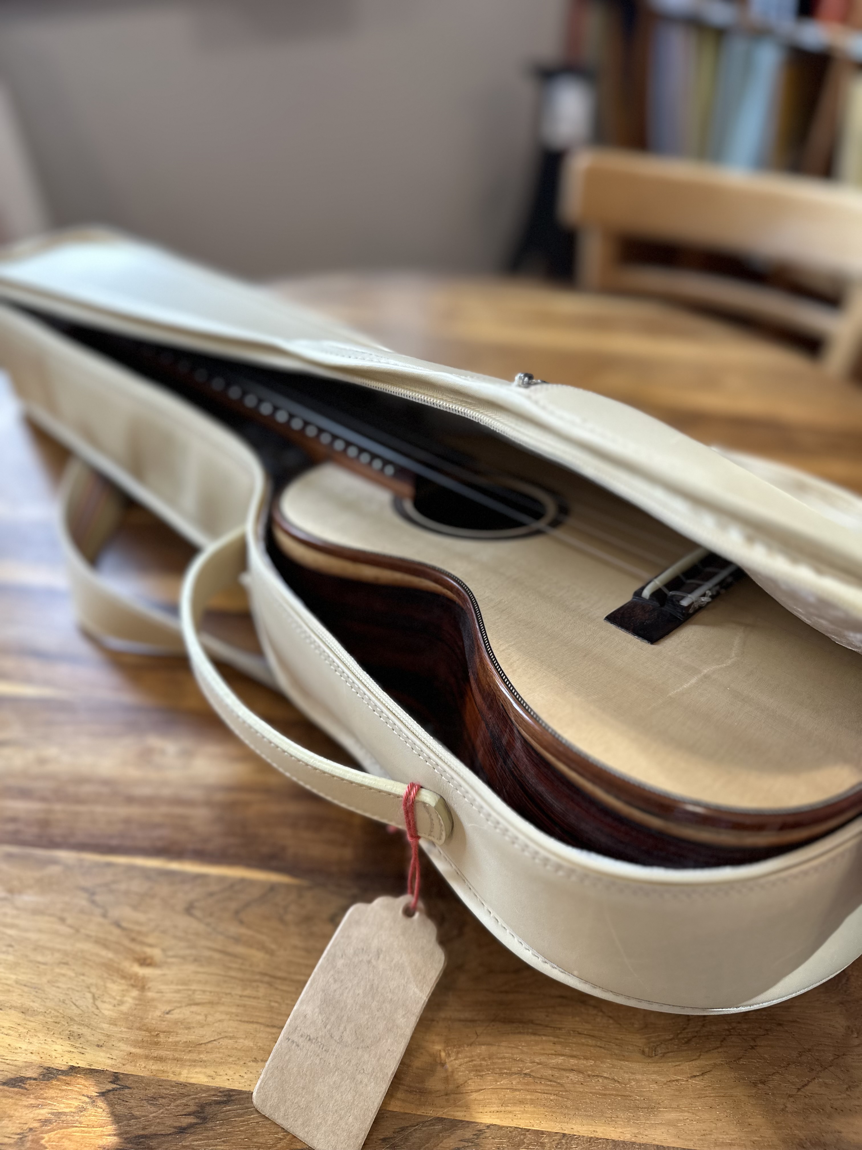 Ukulelentasche - Bourbon Echtleder Tenor B-Ware