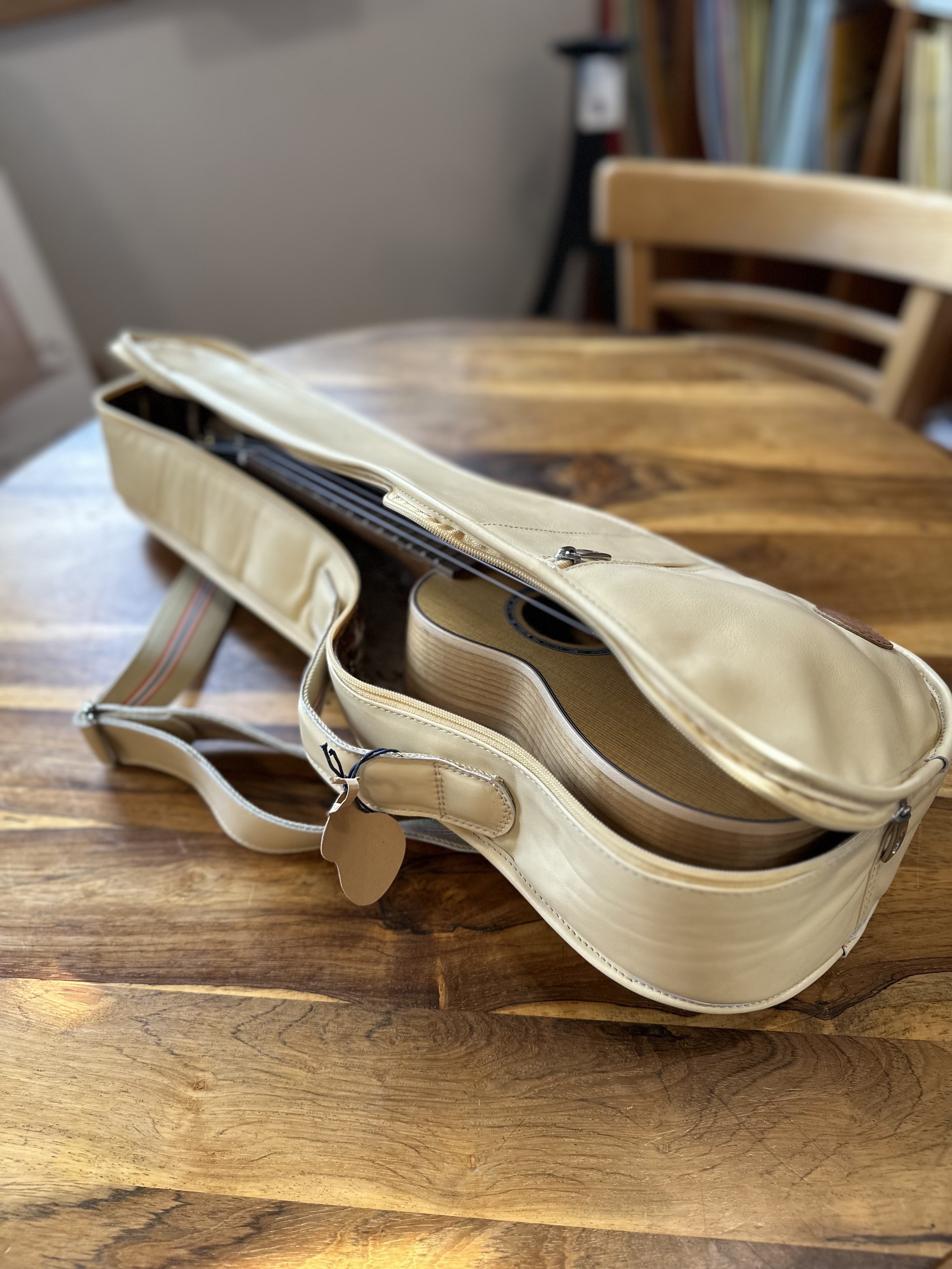 Ukulelentasche - Bourbon Echtleder Sopran