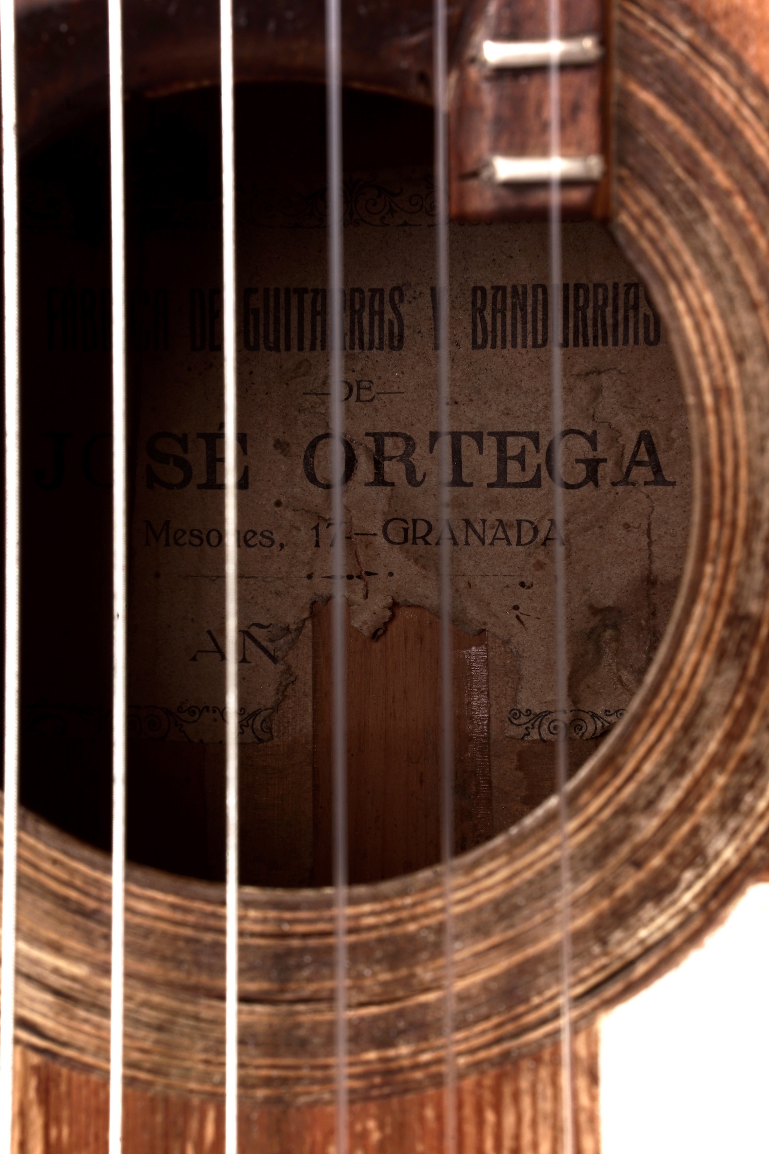 Konzertgitarre - José Ortega ca. 1890 - gebraucht