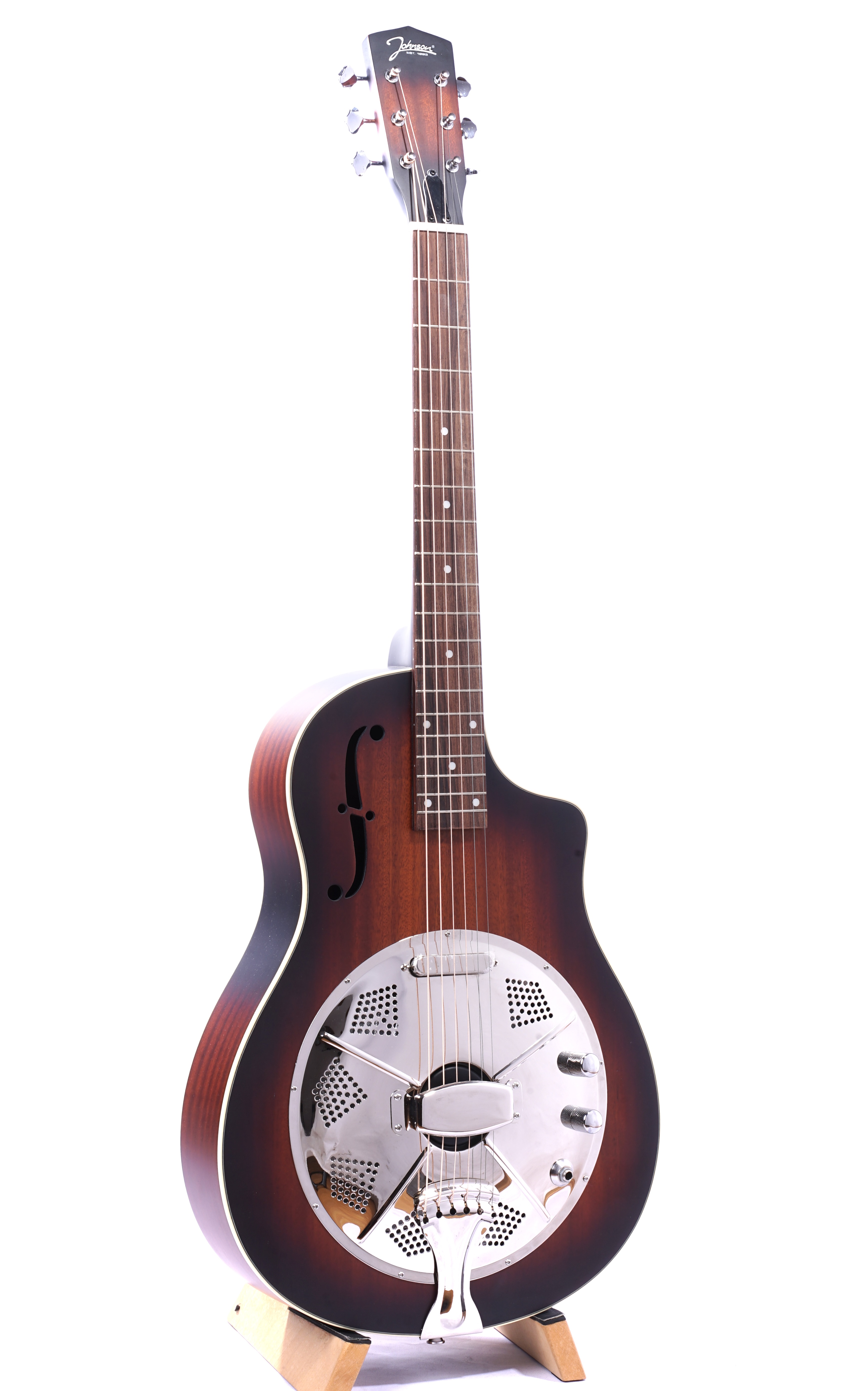 Resonatorgitarre - Johnson JR-812CE-SB