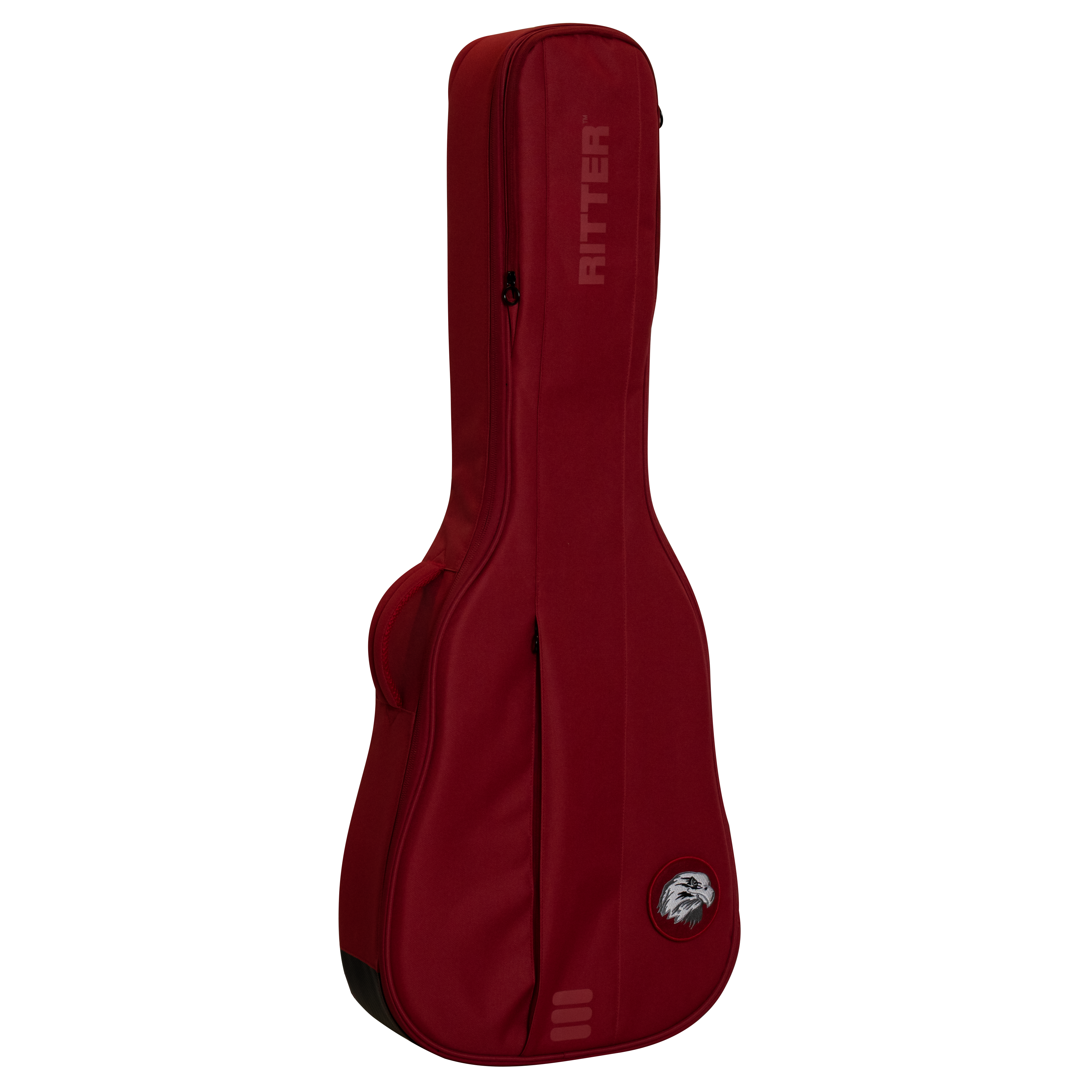 Gitarrentasche - Ritter Carouge 4/4 - grau/rot/blau