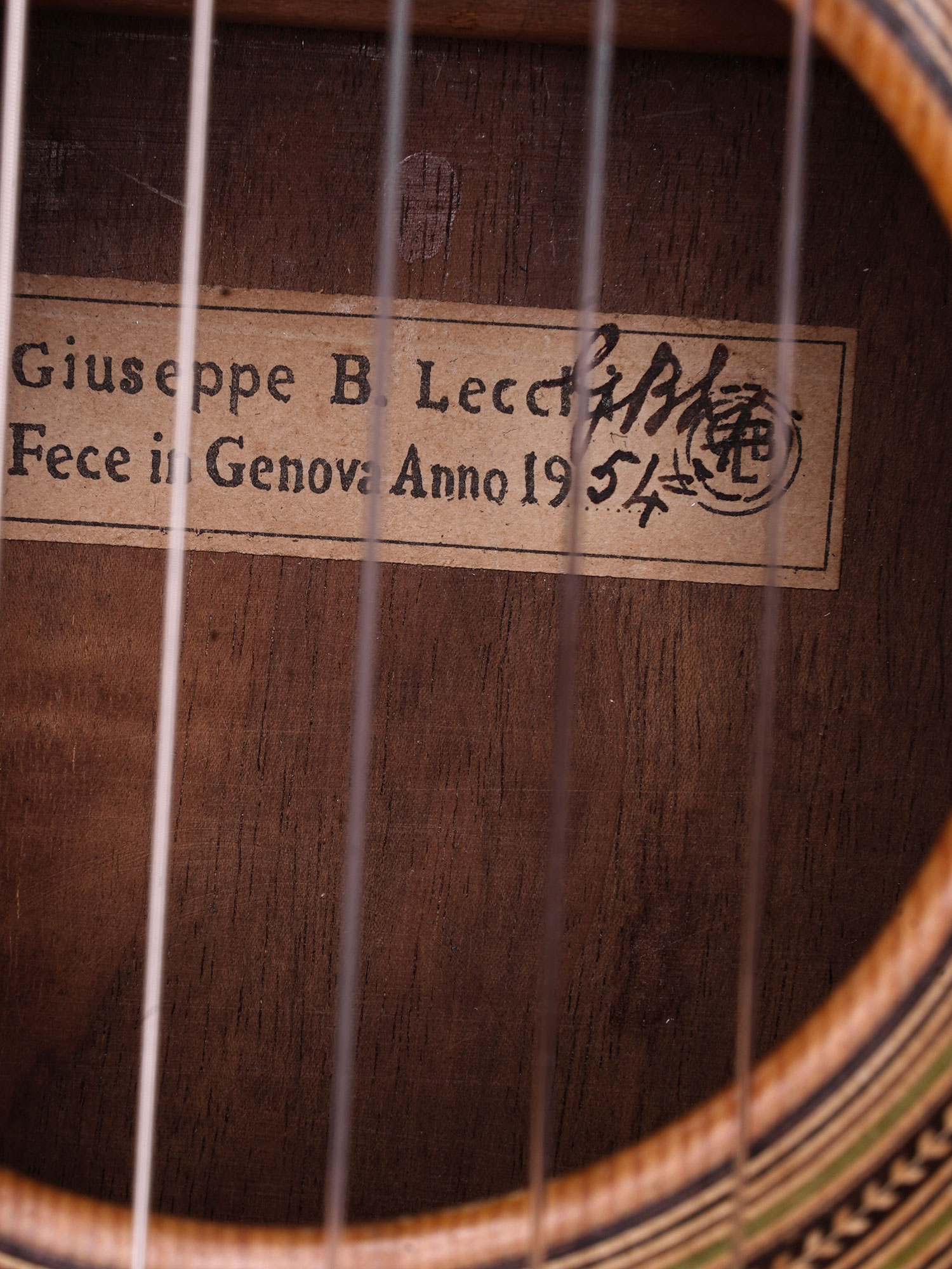 Konzertgitarre - 1954 Giuseppe Lecchi - gebraucht